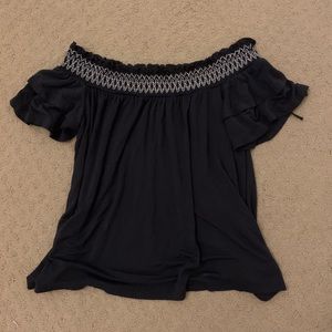 American eagle off the shoulder top